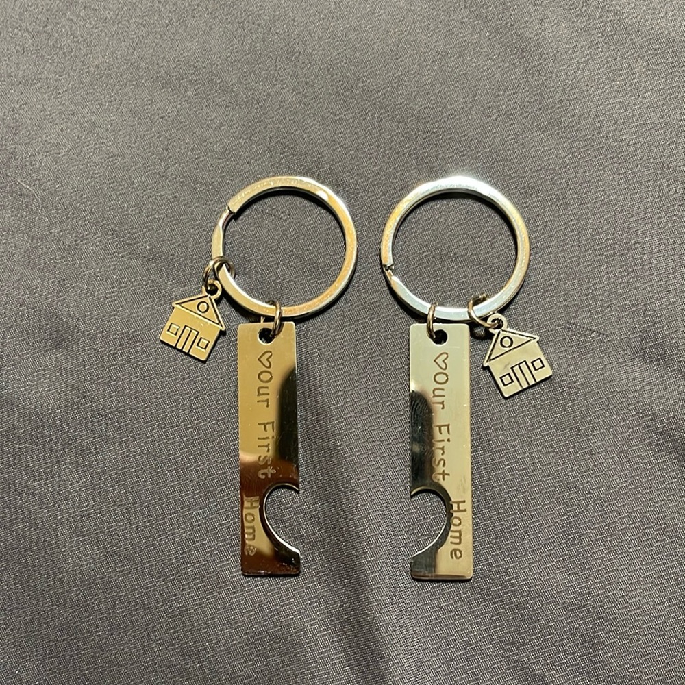 Our First Home Keychain Set - Picture 3 of 4